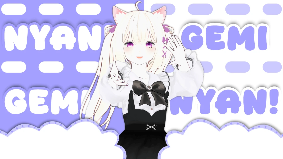 An image of Geminyan, a cartoon girl with cat ears.